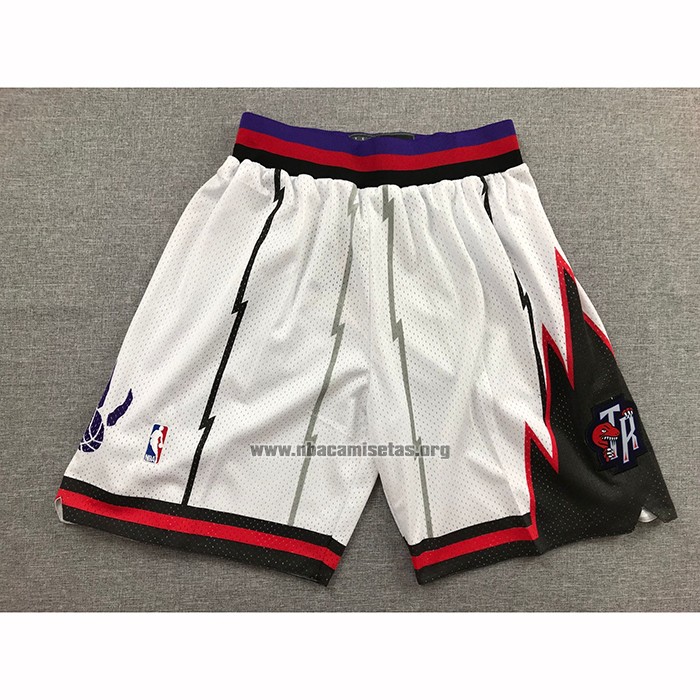 Pantalone Toronto Raptors Mitchell & Ness Blanco